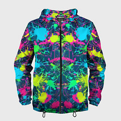 Мужская ветровка Colorful blots - expressionism - vogue