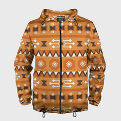 Мужская ветровка Brown tribal geometric