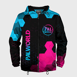 Мужская ветровка Palworld - neon gradient вертикально