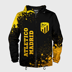 Мужская ветровка Atletico Madrid - gold gradient вертикально