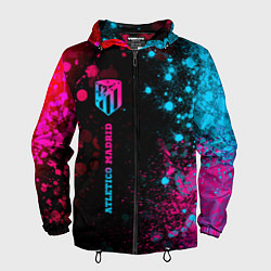 Мужская ветровка Atletico Madrid - neon gradient по-вертикали