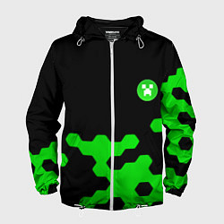 Мужская ветровка Minecraft game creeper