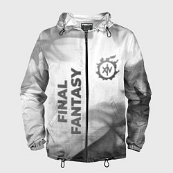 Мужская ветровка Final Fantasy - white gradient вертикально