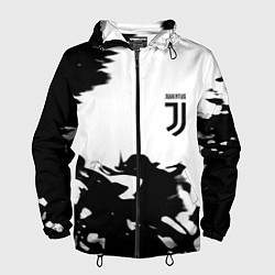 Мужская ветровка Juventus smoke black fire