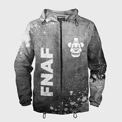 Мужская ветровка FNAF - grey gradient вертикально