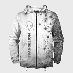 Мужская ветровка Evangelion - white gradient по-вертикали