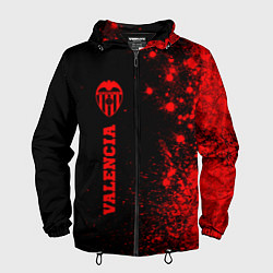Мужская ветровка Valencia - red gradient по-вертикали