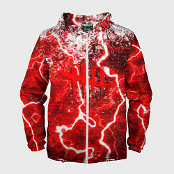 Мужская ветровка Dead by daylight молнии в красках