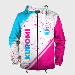 Мужская ветровка Kuromi neon gradient style вертикально