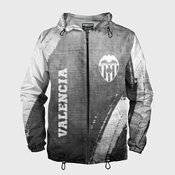 Ветровка с капюшоном мужская Valencia - grey gradient вертикально, цвет: 3D-черный