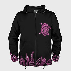 Мужская ветровка Киберсердце