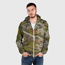 Ветровка с капюшоном мужская Stronghold Crusader Definitive Edition, цвет: 3D-белый — фото 2