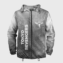 Мужская ветровка Tokyo Revengers - grey gradient вертикально