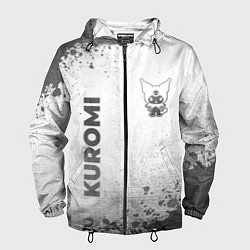 Мужская ветровка Kuromi - white gradient вертикально