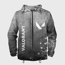 Мужская ветровка Valorant - grey gradient вертикально