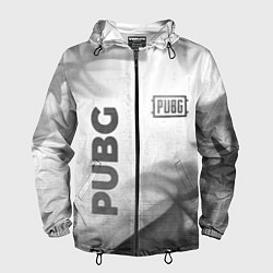Мужская ветровка PUBG - white gradient вертикально