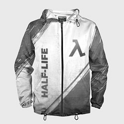 Мужская ветровка Half-Life - white gradient вертикально