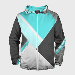 Мужская ветровка Color black blue