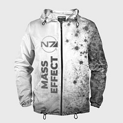 Мужская ветровка Mass Effect - white gradient по-вертикали