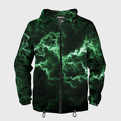Мужская ветровка Lightning green line