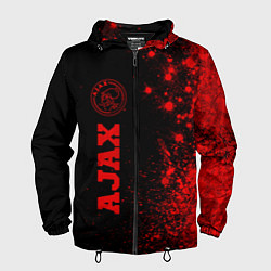 Мужская ветровка Ajax - red gradient по-вертикали