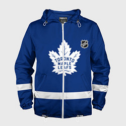 Ветровка с капюшоном мужская Торонто Мейпл Лифс хоккей, цвет: 3D-белый