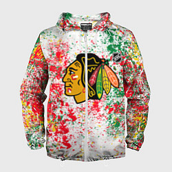 Мужская ветровка Chicago Blackhawks NHL white