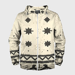 Мужская ветровка Африканские примитивные узоры