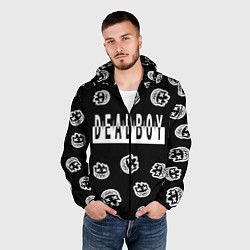 Ветровка с капюшоном мужская Deadboy - Bones, цвет: 3D-черный — фото 2