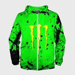 Мужская ветровка Monster energy кислотные брызги