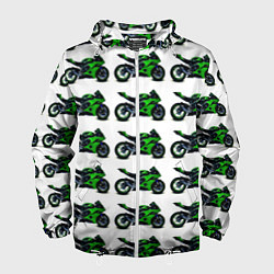 Мужская ветровка Motorbike green