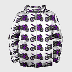 Мужская ветровка Motorcycle purple