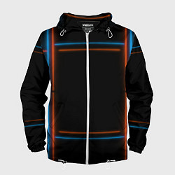 Мужская ветровка Neon black red blue