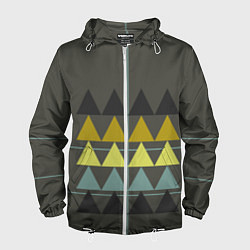 Мужская ветровка Абстрактный лес геометрический
