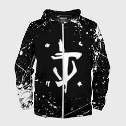 Мужская ветровка Doom краски белые