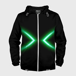 Мужская ветровка Neon green lines