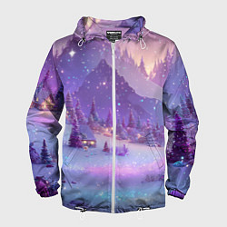 Мужская ветровка Новогодняя магическая атмосфера