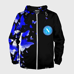 Мужская ветровка Наполи бабочки текстура