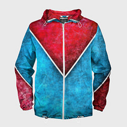 Мужская ветровка Grunge superhero line - геометрические линии