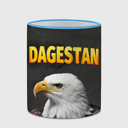 Кружка 3D Dagestan Eagle, цвет: 3D-небесно-голубой кант — фото 2