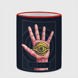 Кружка 3D Look, цвет: 3D-красный кант — фото 2