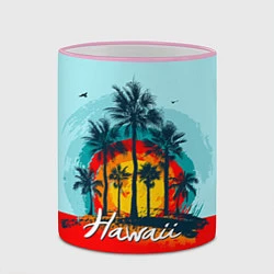 Кружка 3D HAWAII 6, цвет: 3D-розовый кант — фото 2