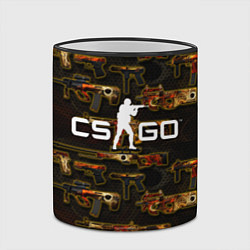 Кружка 3D Counter-Strike Global Offensive, цвет: 3D-черный кант — фото 2