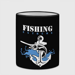 Кружка 3D Fishing Extreme, цвет: 3D-черный кант — фото 2