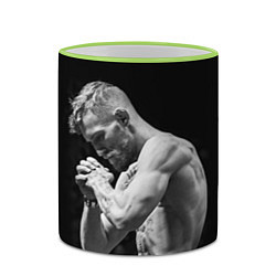 Кружка 3D Conor McGregor: Mono, цвет: 3D-светло-зеленый кант — фото 2