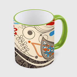 Кружка цветная Прованс