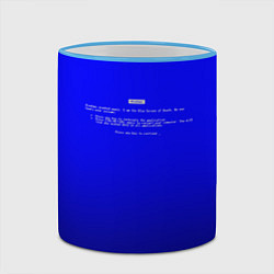 Кружка 3D BSOD, цвет: 3D-небесно-голубой кант — фото 2