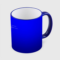 Кружка 3D BSOD, цвет: 3D-синий кант