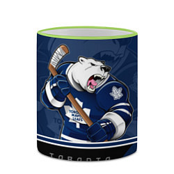 Кружка 3D Toronto Maple Leafs, цвет: 3D-светло-зеленый кант — фото 2
