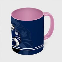 Кружка 3D Toronto Maple Leafs, цвет: 3D-белый + розовый